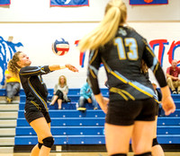 Arvada-Clearmont volleyball at Kaycee 2015