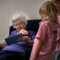 Children participate Hog Show